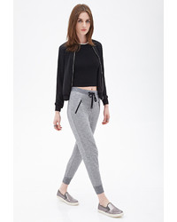 Forever 21 Marled Drawstring Joggers