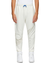 Nike Off White Beige Swoosh Sportswear Lounge Pants