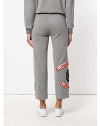 Mr & Mrs Italy Patched Cropped Jogging Trousers
