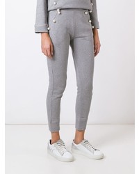 Boutique Moschino Pearl Buttons Track Pants