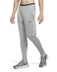 Nike Pro Capra Fleece Pants In Particle Greyblack At Nordstrom