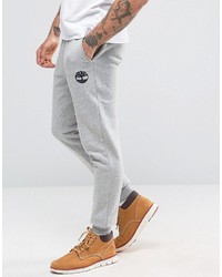 Timberland Slim Logo Cuffed Sweatpants In Gray