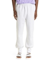 Balenciaga Sporty B Oversize Joggers In Heather Grey At Nordstrom
