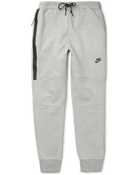 Nike Tapered Panelled Cotton Blend Tech Fleece Sweatpants