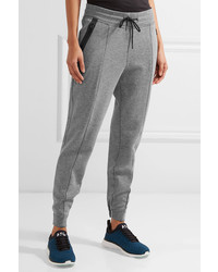 Nike Tech Fleece Cotton Blend Track Pants Gray