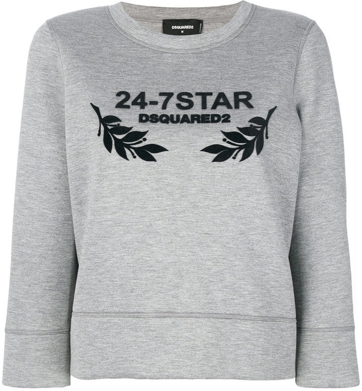 dsquared2 24-7 star t-shirt wit