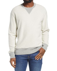 Frame Contrast Crewneck Sweatshirt