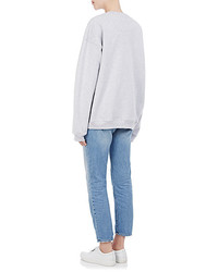 Acne Studios Cotton Fleece Oversized Sweatshirt