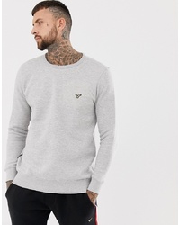 Voi Jeans Crew Neck Sweatshirt In Light Grey