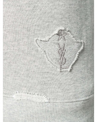 Saint Laurent Distressed Detail Sweatshirt