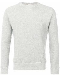 Saint Laurent Distressed Detail Sweatshirt