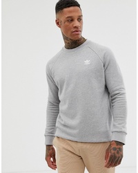 adidas Originals Essentials Sweatshirt Small Logo Dv1642 Grey