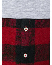 Dsquared2 Flannel Panelled Sweatshirt