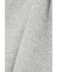 Simon Miller Frayed French Cotton Terry Sweatshirt Gray