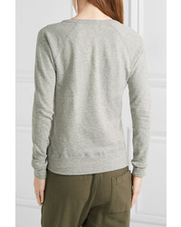 James Perse French Cotton Terry Sweatshirt Gray