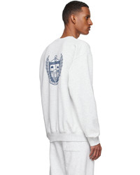Sporty & Rich Gray Cotton Sweatshirt