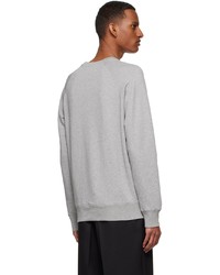 MAISON KITSUNÉ Gray Cotton Sweatshirt