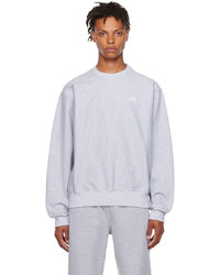Stussy Gray Cotton Sweatshirt