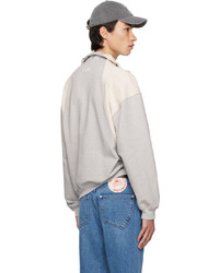 Kijun Gray Half Zip Sweatshirt
