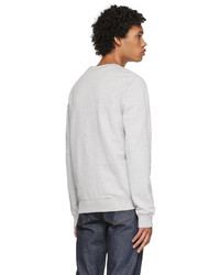 A.P.C. Gray Printed Sweatshirt