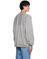 Nanamica Gray Raglan Sweatshirt