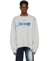 Ader Error Gray Verif Sweatshirt