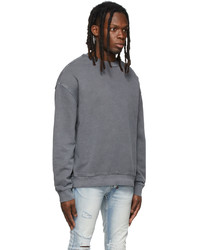 Ksubi Grey 4 X 4 Biggie Crewneck Sweatshirt
