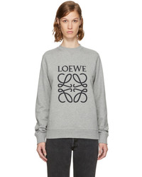 Loewe Grey Anagram Sweatshirt