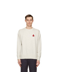 Isabel Marant Grey And Red Mike Sweatshirt