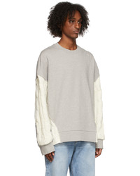 Andersson Bell Grey Contrast Antwerp Sweatshirt