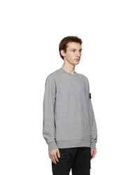 Stone Island Grey Cotton Classic Sweatshirt