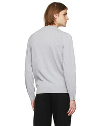 Lacoste Grey Cotton Crewneck Sweatshirt
