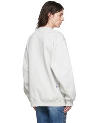 Ader Error Grey Cotton Sweatshirt