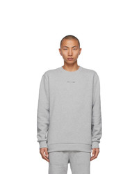 1017 Alyx 9Sm Grey Crewneck Visual Sweatshirt