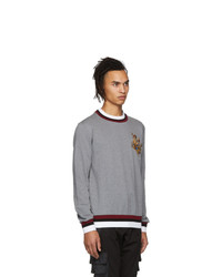 Dolce and Gabbana Grey Crown Sweatshirt