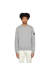 Stone Island Grey Gart Dyed Sweater