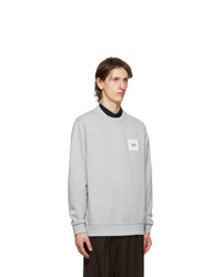 Burberry Grey Logo Applique Kently Sweatshirt