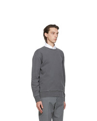 Thom Browne Grey Loopback Classic Sweatshirt