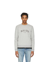 Saint Laurent Grey Malibu Sweatshirt