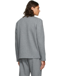 Ermenegildo Zegna Grey Reconnect Mono Sweatshirt