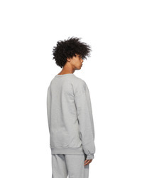 Dries Van Noten Grey Relaxed Sweatshirt