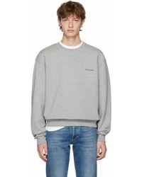 Balenciaga Grey Small Logo Sweatshirt