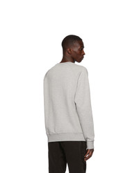 MAISON KITSUNÉ Grey Tricolor Fox Sweatshirt