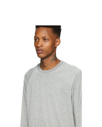 3.1 Phillip Lim Grey Velour Sweatshirt