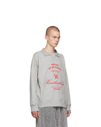 Raf Simons Grey Xanthophobic Collar Sweatshirt
