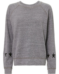 Monrow Heathered Star Sweatshirt