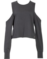 Rag & Bone Jean Standard Issue Cold Shoulder Sweatshirt