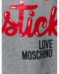 Love Moschino Lipstick Sweatshirt