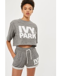 Ivy Park Logo Wrap Crop Sweatshirt