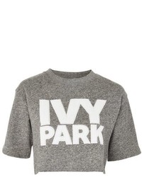 Ivy Park Logo Wrap Crop Sweatshirt